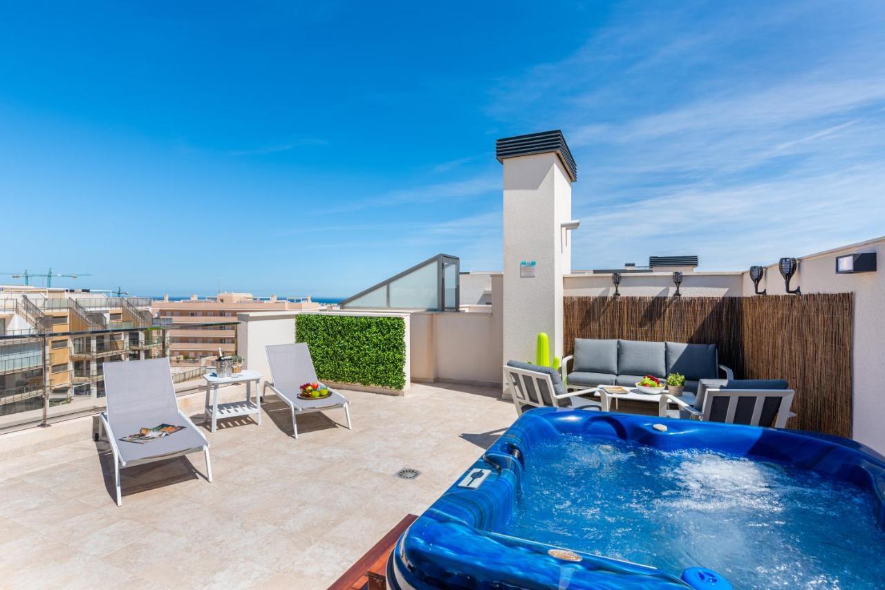 La Zenia Cocoon - Luxury Penthouse With Jacuzzi, 2 Pools, Indoor Heated Pool, Sauna, Gym, Playstation Apartman Dehesa de Campoamor  Kültér fotó